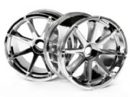 HPI SAVAGE BLAST WHEEL CHROME (115X70MM) PAIR 3257